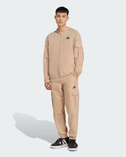  Tuta Intera Completa Full Tracksuit UOMO Adidas Cargo Woven Marrone Sportswear