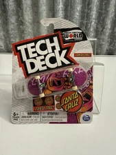 NEW TECH DECK WORLD EDITION LIMITED SERIES SANTA CRUZ FINGERBOARD SKATEBOARD(F4)