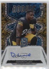 2022 Panini Spectra Rookie Neon Blue Prizm 26/50 DeMarvin Leal #31 Auto 14t3