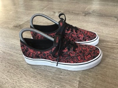 Vans x Disney Mickey Mouse Womens Mens EU 37 Black Red