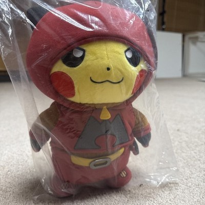New Team Magma Pikachu Costume 30CM Plush Stuffed Toy 2019 licensed big ver.