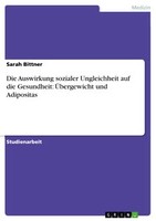 Die Auswirkung Sozialer Ungleichheit Auf Die Gesundheit: ÜBergewicht Und Adiposi