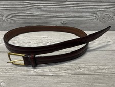 Lands End Belt Vintage Women s Brown Belt 36 Made in USA