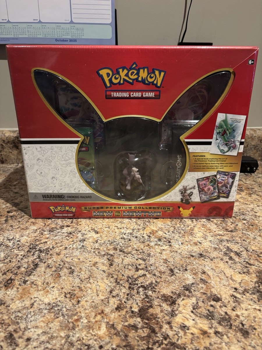 Buy Pokémon Super Premium Mew and Mewtwo 20th Anniversary