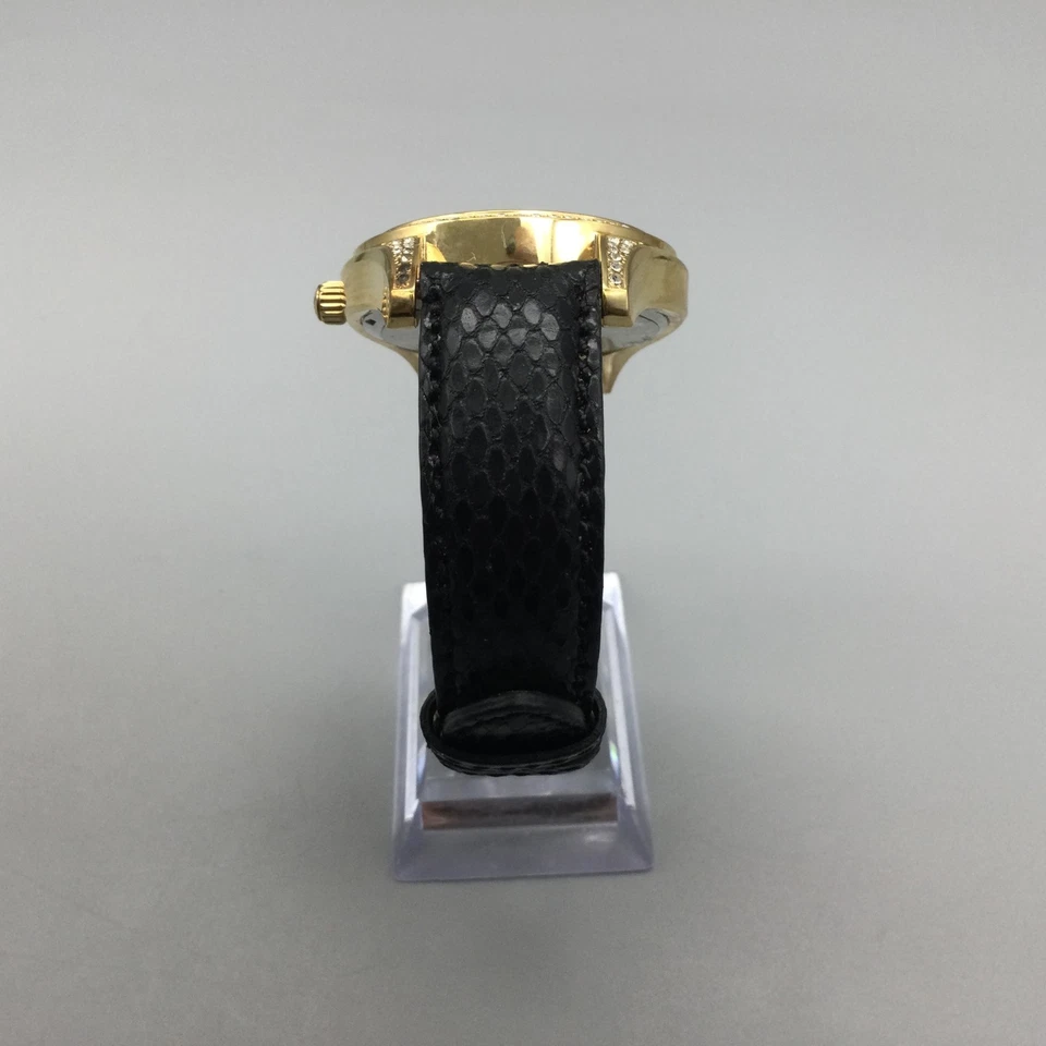 Reloj Juicy Couture Mujer 40mm Cristales Tono Dorado Correa Cuero Batería Nueva Foto 4 de 4