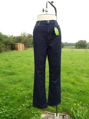LANDS  END Jeans blau Stretch Denim Repreve recyceltes Material UK 16 neu mit Etikett UVP 59 £
