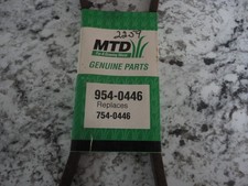 ONE NEW Genuine MTD 754-0446 954-0446 PTO Drive Belt FREE SHIPPING