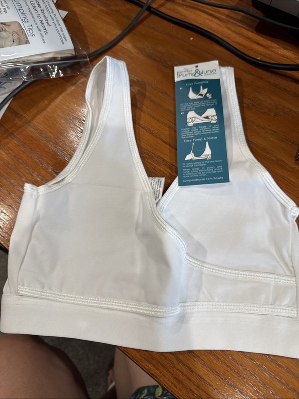 RUMINA PUMP & NURSE Sports Bra Hands Free Black Size XSmall Racerback