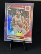 2024-25 Panini Donruss Optic - De'Andre Hunter #50 Purple Prizm - Atlanta Hawks