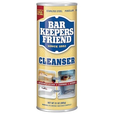 Bar Keepers Friend Powdered Cleanser 21 oz Multi Surface Kitchen Bathroom