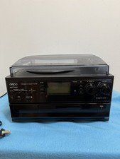 10-In-1 Bluetooth Turntable Record Player Built-In Speaker Vinyl Turntable EXC.