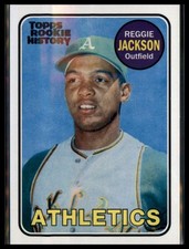 2018 Topps Archives Reggie Jackson #260 Topps Rookie History Oakland Athletics