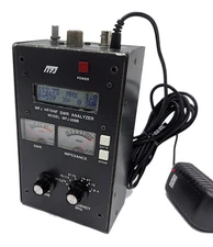 MFJ Model MFJ-259B HF/VHF SWR Antenna Analyzer Frequency Counter w/ Power Supply