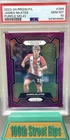 2023 Panini Prizm Premier League Soccer Purple Mojo James McAtee #284