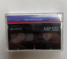 SONY MP120 8mm VIDEO CASSETTE TAPE USED/RE-RECORDABLE