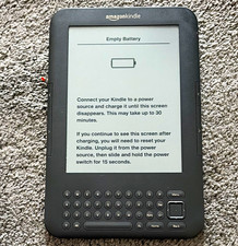 Amazon Kindle Keyboard 6in Wi?Fi eBook Reader 4GB Built-In Keyboard Black D00901