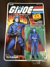 Super7 - G.I. Joe - ReAction  Wv6 - Cobra Commander  Movie  Black Cape   New Toy