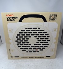 Turtlebox Grande Outdoor Speaker   Waterproof, Rugged, 126dB - White   SEALED  