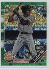 2019 Bowman Mega Box Green Mojo Refractor 25/99 Marco Luciano #BCP-82 y8x