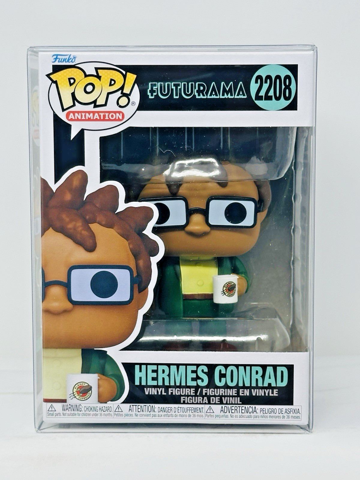 Funko Pop! Vinyl: Futurama - Hermes Conrad #2208 with Protector - New