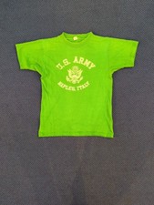 Camiseta De Colección Ejército de Estados Unidos Nápoles, Italia Talla Mediana Nápoles Base Militar Artex