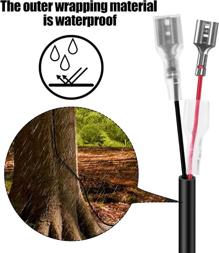 2 Pcs Durable Chew-Resistant Power Cable for Trail Camera,4.0x1.7mm DC Plug Trai - 第 5/7 張圖片
