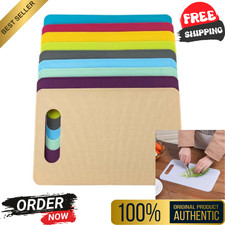 Plastic Chopping Board Set BPA-Free Kitchen Food Prep Cutting Board