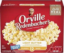 Orville Rcher's Light Butter Microwave corn, Classic Bag, 12 ct
