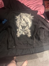 Drop dead Kitty brains RARE MEDIUM denim Jacket