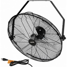 18 Inch Wall Fan 3500 Cfm 3-speed 360 Degree Tilt Ip44 For Warehouse Use Black 18 Inch Wall Fan 3500 Cfm 3-speed 360 Degree Tilt Ip44 For Warehouse Use Black