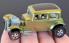 Vintage Hot Wheels Redline 1969 OLIVE Classic ’32 Ford Vicky - SHOWPIECE! NO RES