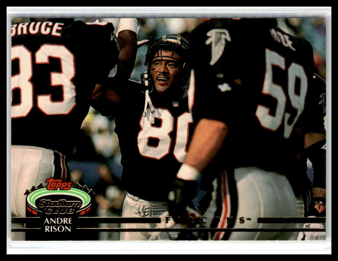 Andre Rison 1992 Stadium Club #65 Atlanta Falcons