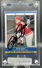 1987 FLEER RECORD SETTERS #33 PETE ROSE PSA/DNA AUTHENTIC AUTO