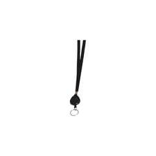 Advantus Lanyard With Retractable Id Reel - X 36" Length - Black - Polyester