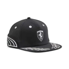 PUMA Scuderia Ferrari Joshua Vides Flat Brim Cap Mens Size OSFA  Athletic Casual