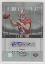 2017 Panini Contenders Optic Rookie of the Year 18/25 CJ Beathard Auto 0p5