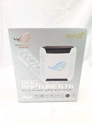 ASUS ROG Rapture GT6 Tri-Band WiFi 6 Gaming Router Up To 2900 SqFt