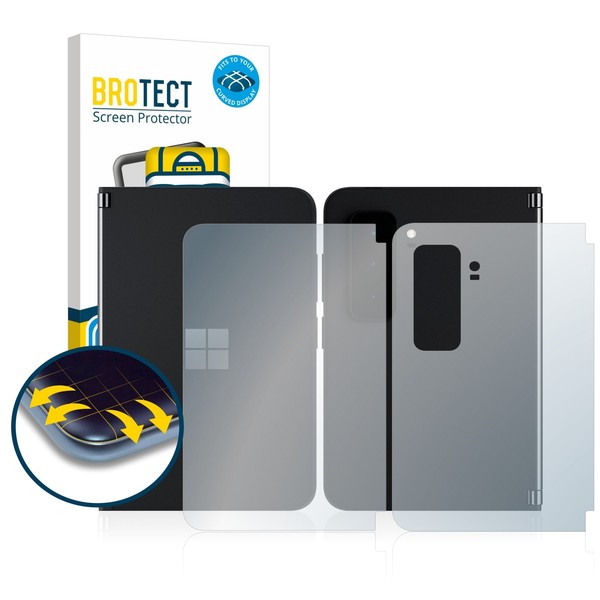 2X Fullscreen FüR Microsoft Surface Duo 2 (Display+RüCkseite) Matt Schutzfolie-image