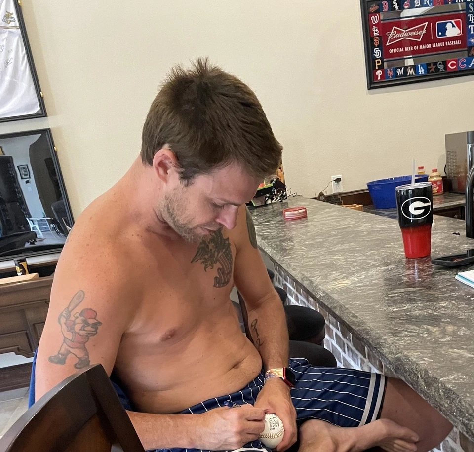 Josh Reddick 2017 Serie Mundial Juego Rawlings Béisbol Houston Astros Foto 2 de 2