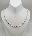 Dyadema Sterling Silver Vermeil Twisted Herringbone 2.5mm Chain Necklace 18" — photo 1