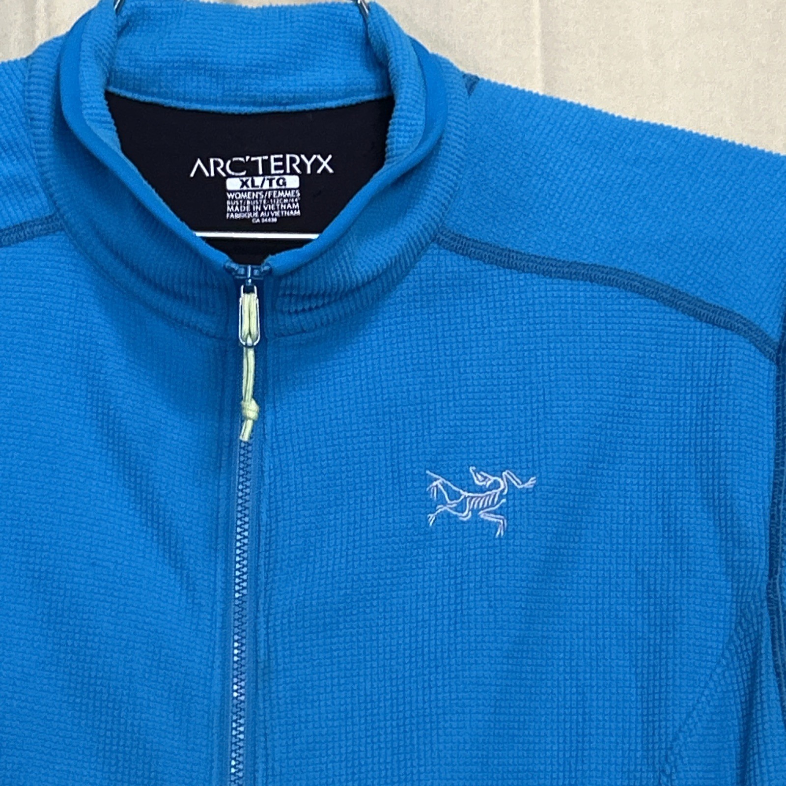 ARC'TERYX Giacca donna Arc’teryx zip leggera lotteria blu acqua XL