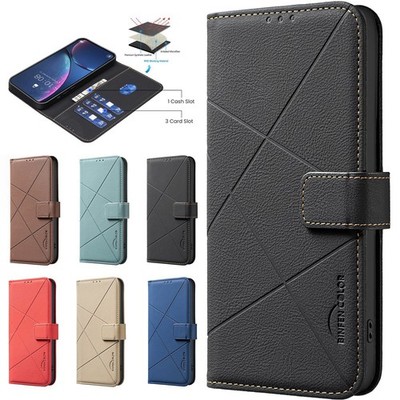For Samsung Galaxy S25 S24 S23 S22 S21 Leather Flip RFID Wallet Case Card Holder