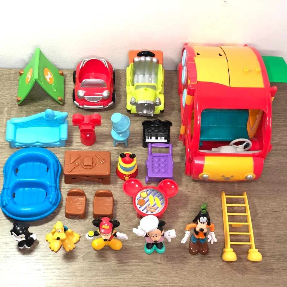 Lote Figuras Casa Club Mickey Mouse Disney Estatuilla Juguete Juego Accesorios 21 Foto 4 de 4