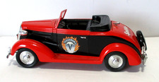 Liberty Classics 1937 Chevy Cabriolet, 1:25 Coin Bank, Splitfire Sparks, NEW