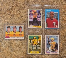 (5) Tony Pena 1981 Topps Rookie card RC 1982 Fleer Donruss 1987 Cardinals 