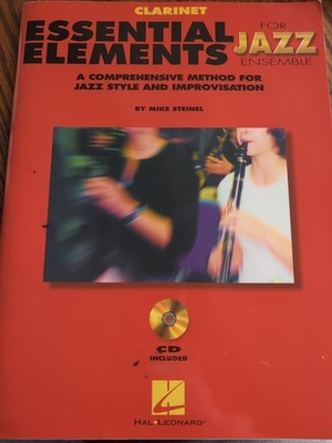 KLARINETTE WESENTLICHE ELEMENTE für JAZZ-ENSEMBLE mit 2 CDs - HAL - GC - PORTOFREI