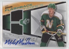 2008-09 SPx Flashback Fabrics Auto Mike Modano #231 Auto HOF 0c3