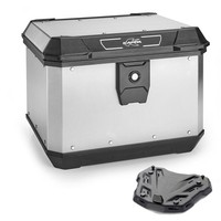 Kappa KMX500A Monolock Bauletto 50LT Alu + Ktm Duke 200 Halterplatte 2014-2016