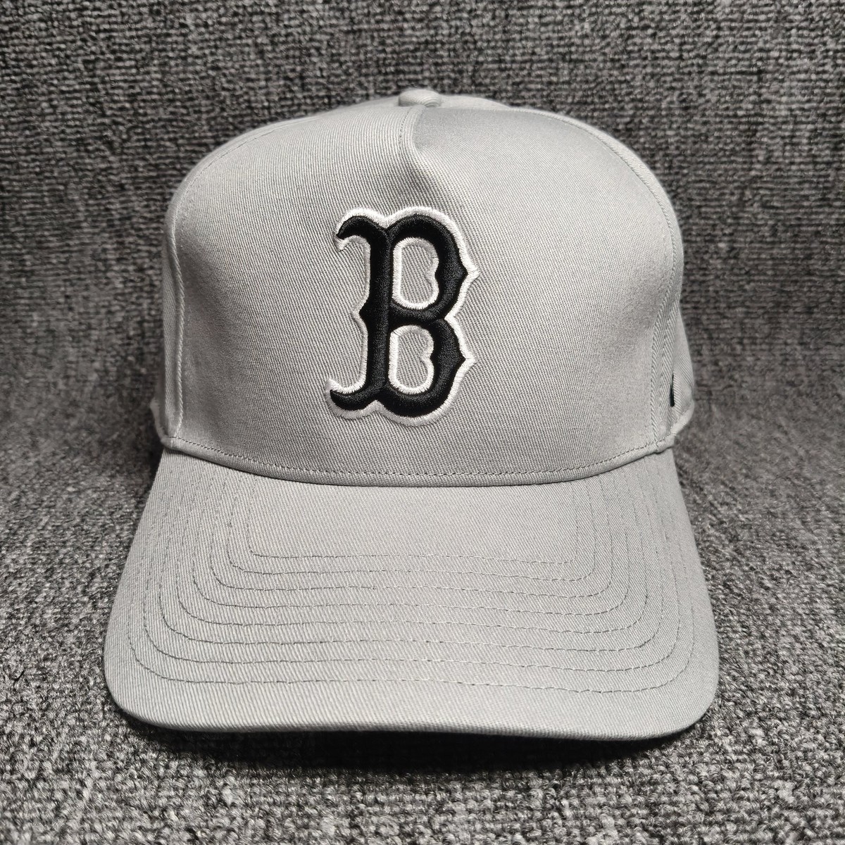 '47 Brand Boston Red Sox MLB Gray Snapback Cap Curved Brim Hat