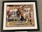 Michael Irvin/Emmitt Smith Autographed Cowboys 16x20 Framed PSA DNA Rare Auto